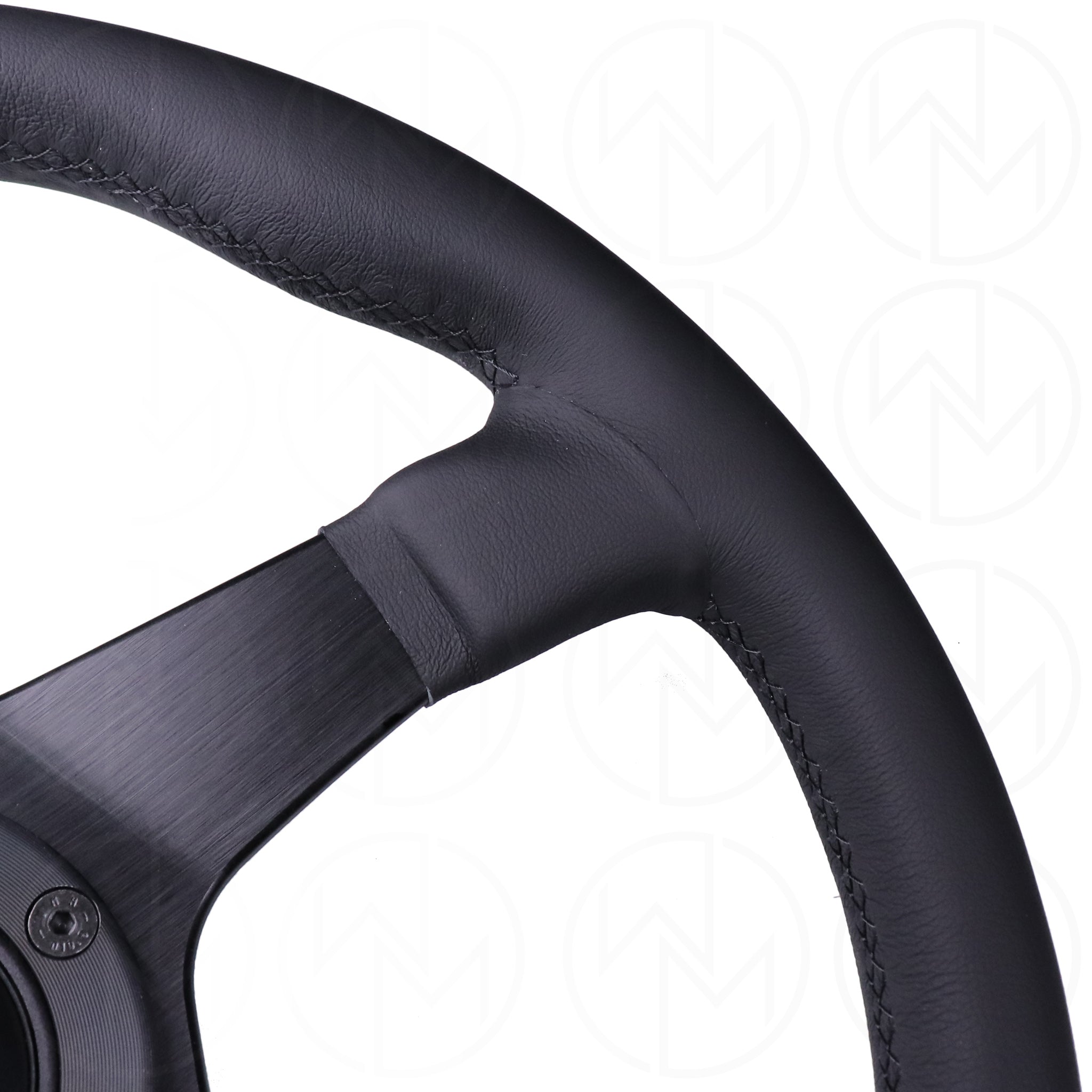 Nardi Gara Steering Wheel - 350mm Leather w/Black Stitch