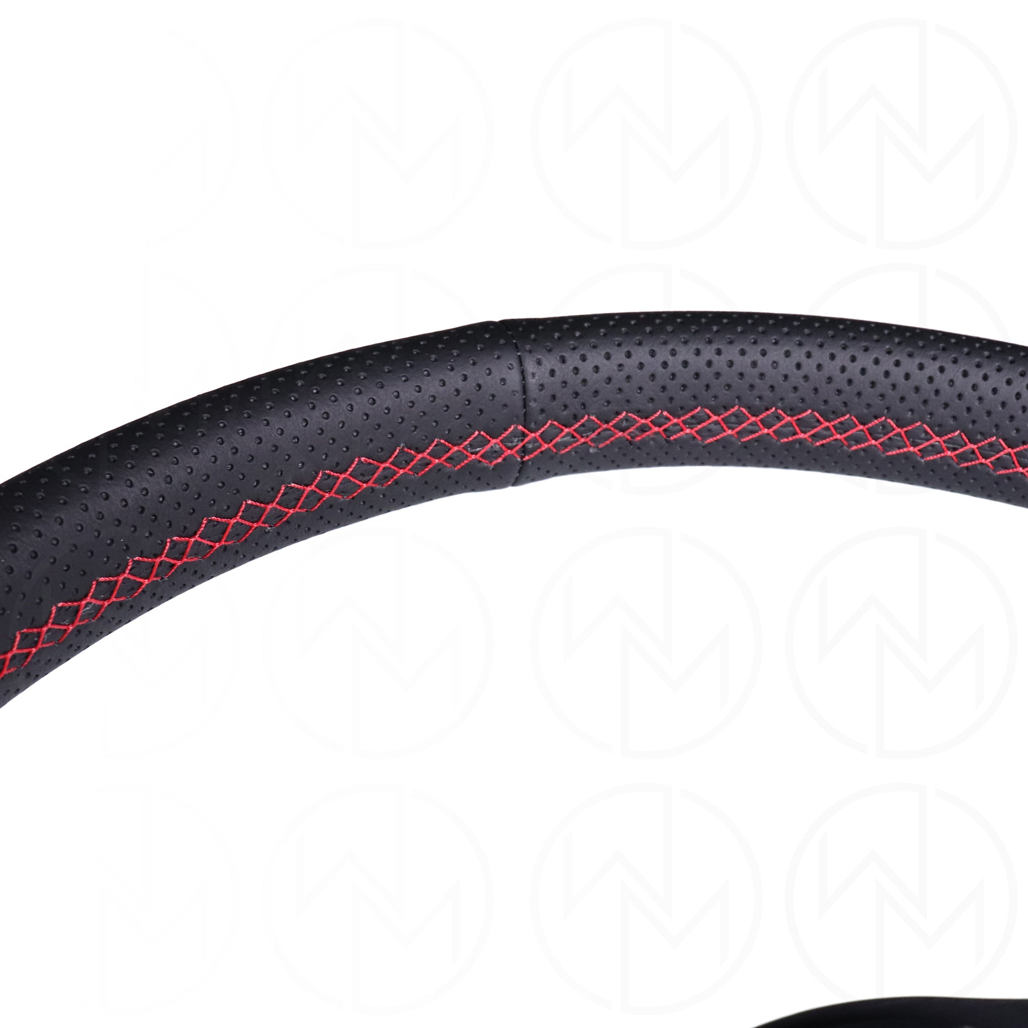 Nardi Gara Sport Steering Wheel - 350mm Perforated Leather w/Red Stitch