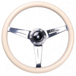 Nardi Marine Steering Wheel - 360mm Ivory White w/Polished Spokes