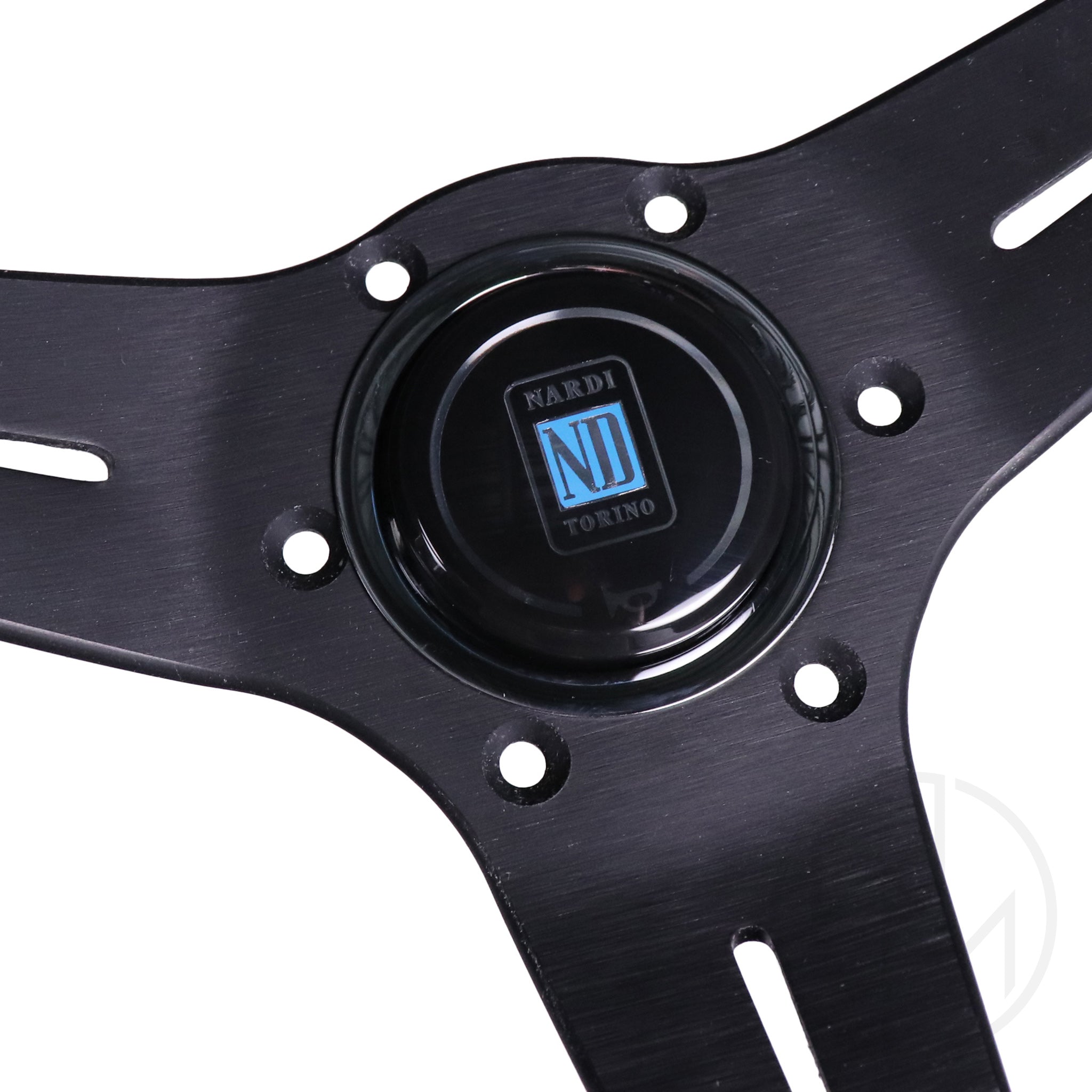 Nardi Sport Rally Deep Corn Sectors Steering Wheel - 350mm Perforated Leather and Colored Sectors