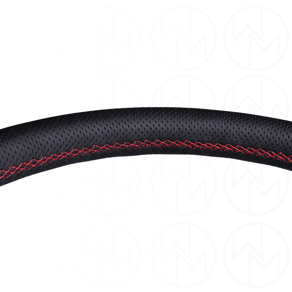 Nardi Sport Rally Deep Corn Steering Wheel - 330mm Perforated Leather w/Red Stitch