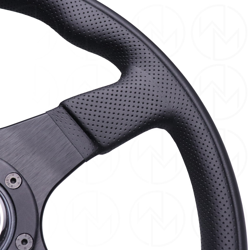 Nardi Twin Line Steering Wheel - 350mm Combo Leather