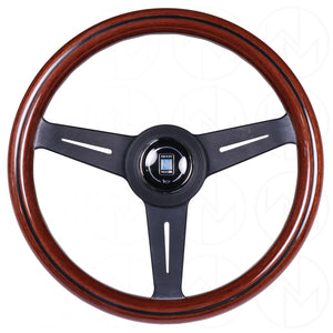 Nardi Classic Wood Steering Wheel - 330mm Black Spokes