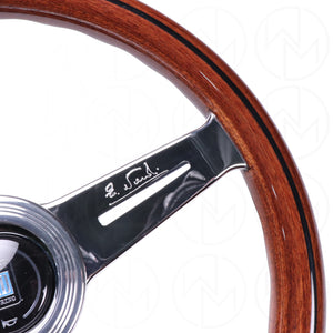 Nardi Classic Wood Steering Wheel - 330mm Polished Spokes