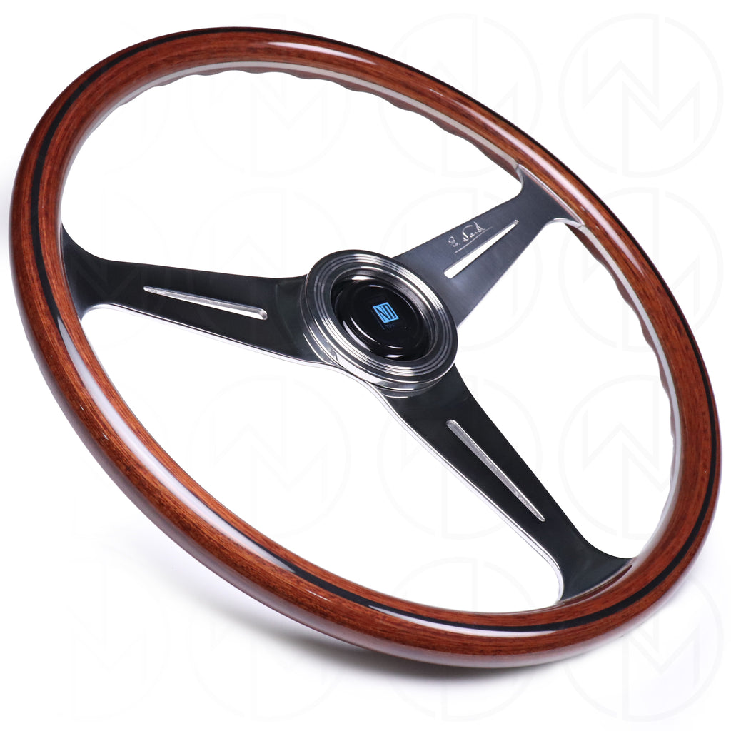 Nardi Classic Wood Steering Wheel - 360mm Polished Spokes