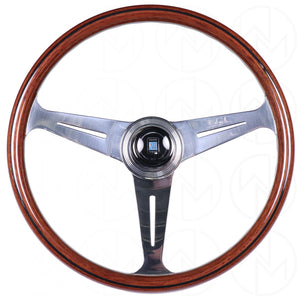 Nardi Classic Wood Steering Wheel - 360mm Polished Spokes
