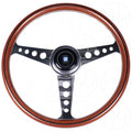 Nardi Classic Anni '60 Wood Steering Wheel - 360mm Polished Spokes w/Round Holes