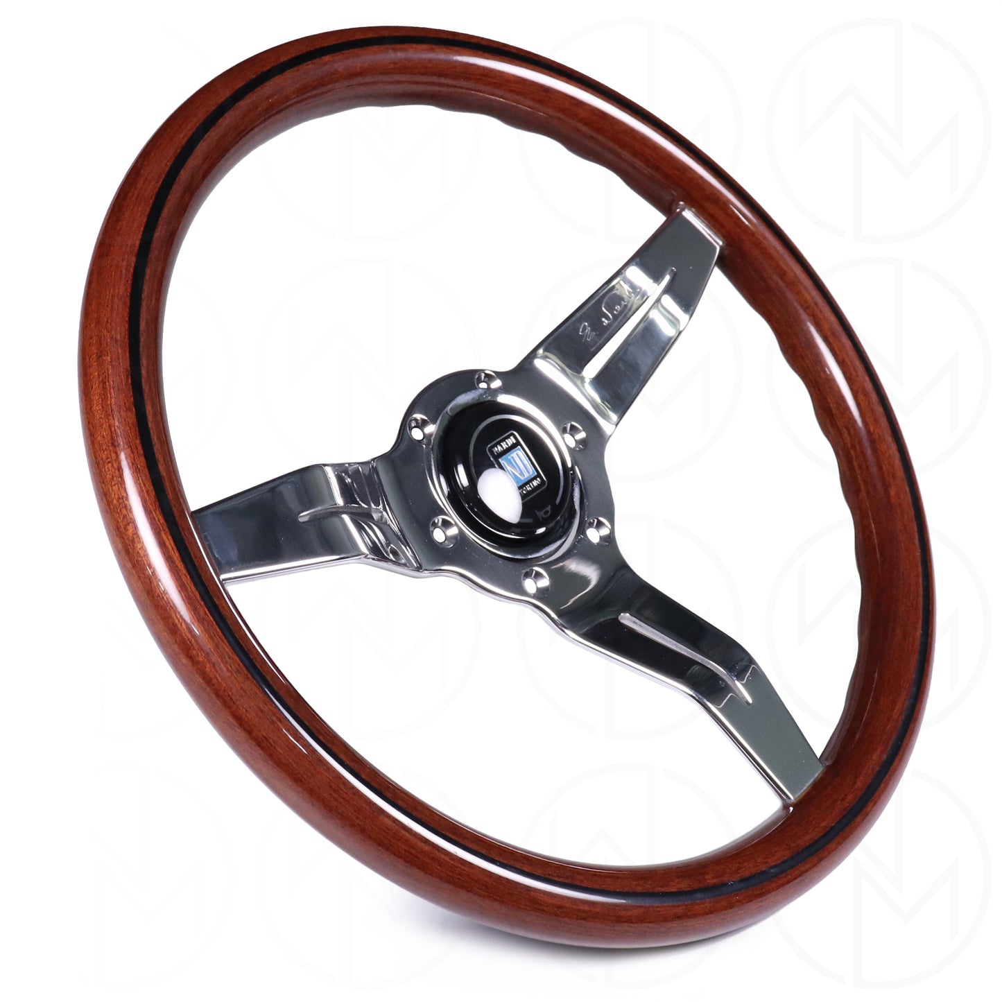 Nardi Wood Deep Corn Steering Wheel - 330mm Polished Spokes