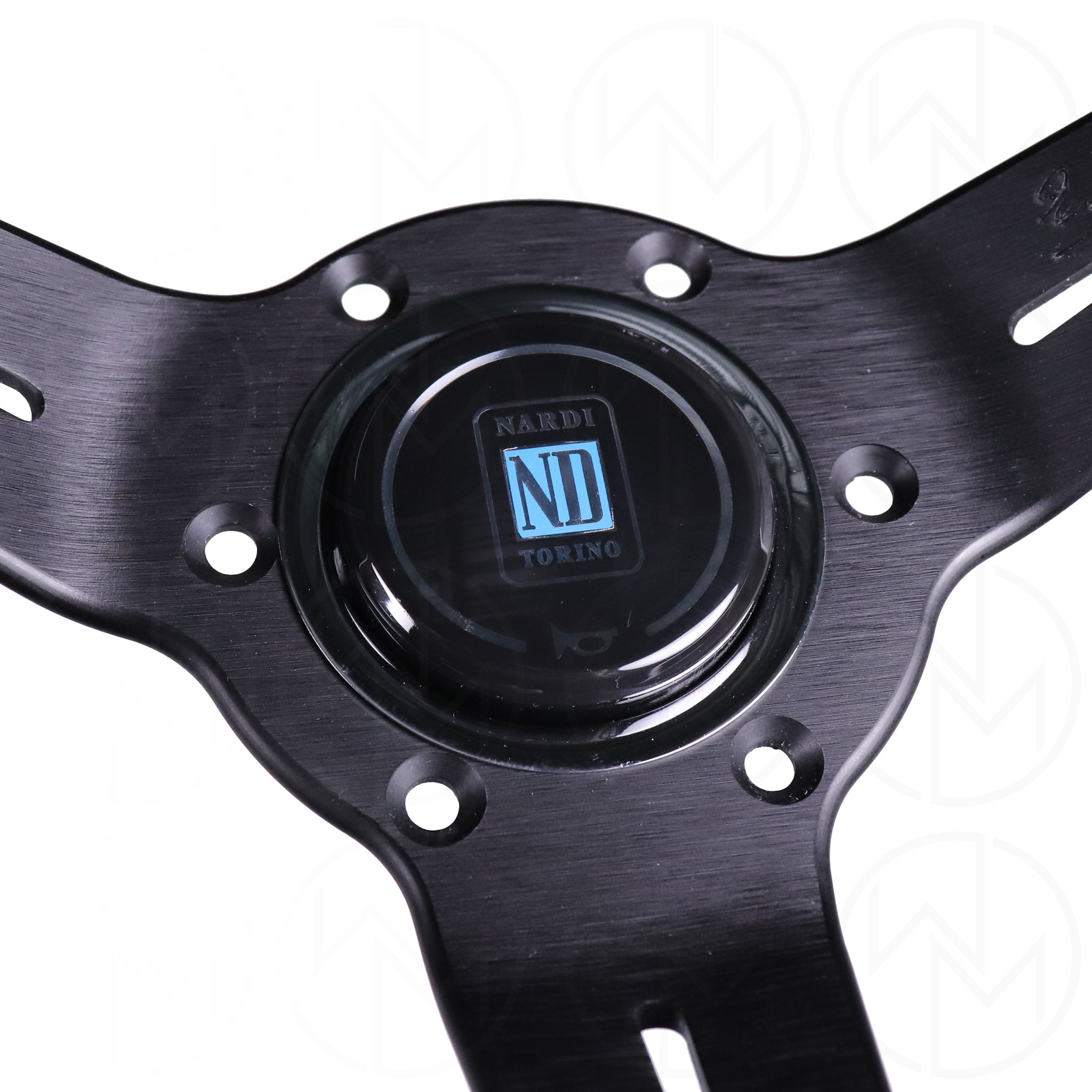 Nardi Wood Deep Corn Steering Wheel - 330mm Black Spokes