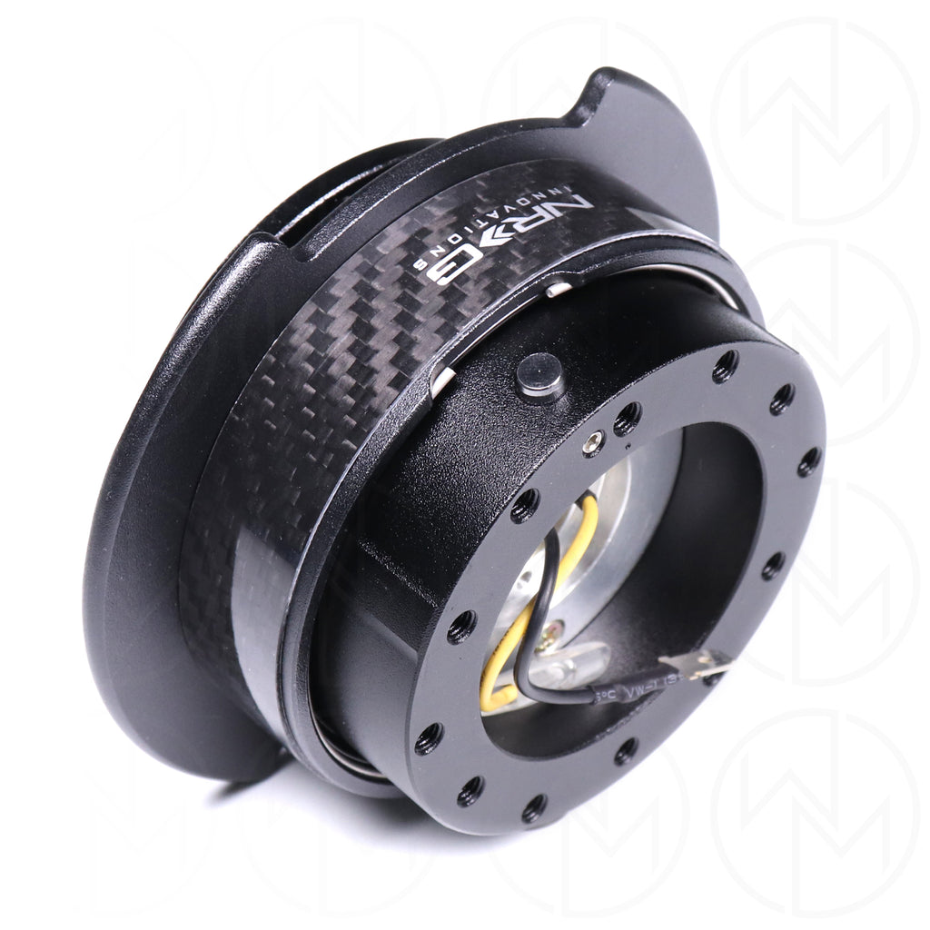 NRG Quick Release Hub Gen 2.5 - Black w/Carbon Ring