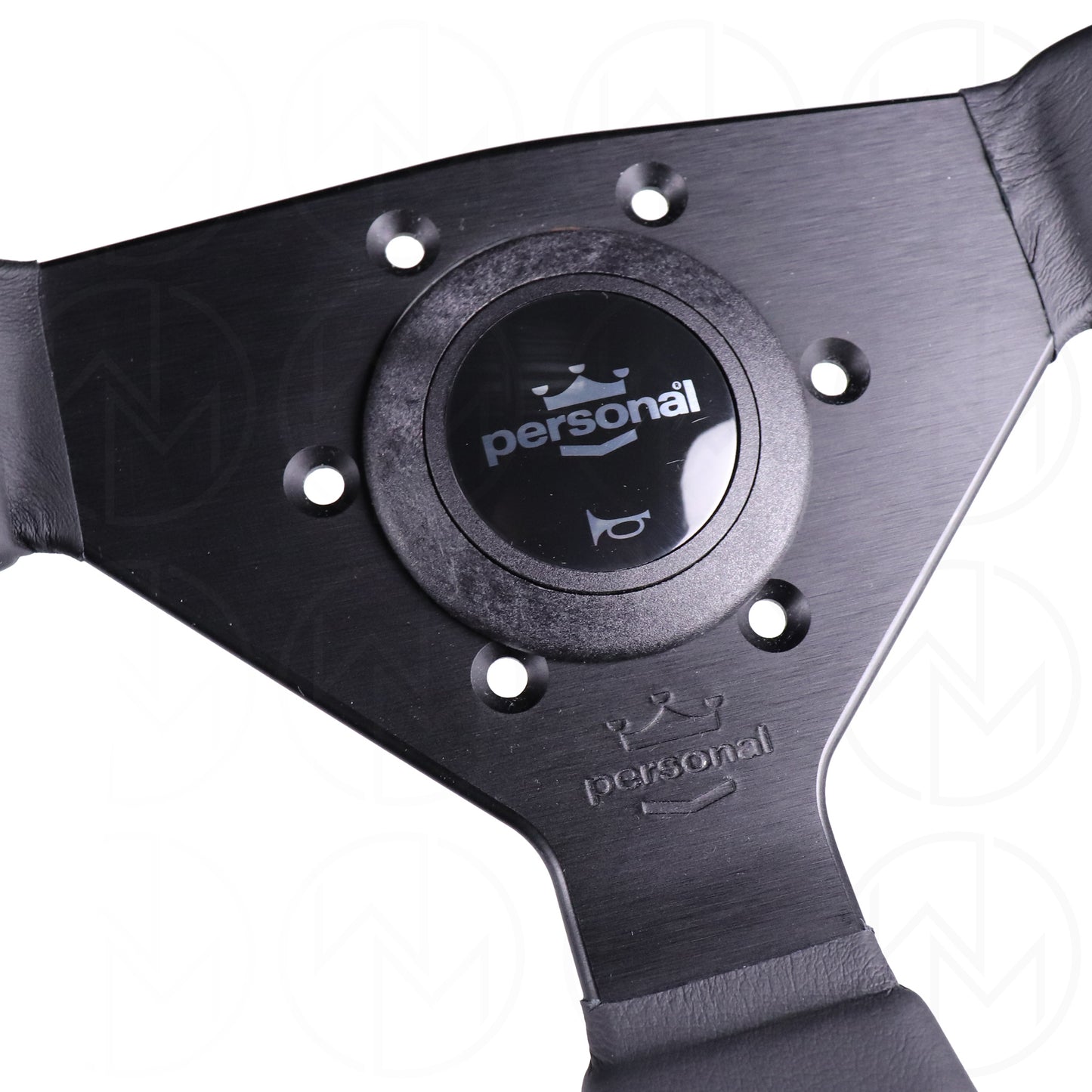 Personal Grinta Steering Wheel - 350mm Leather w/Black Stitch