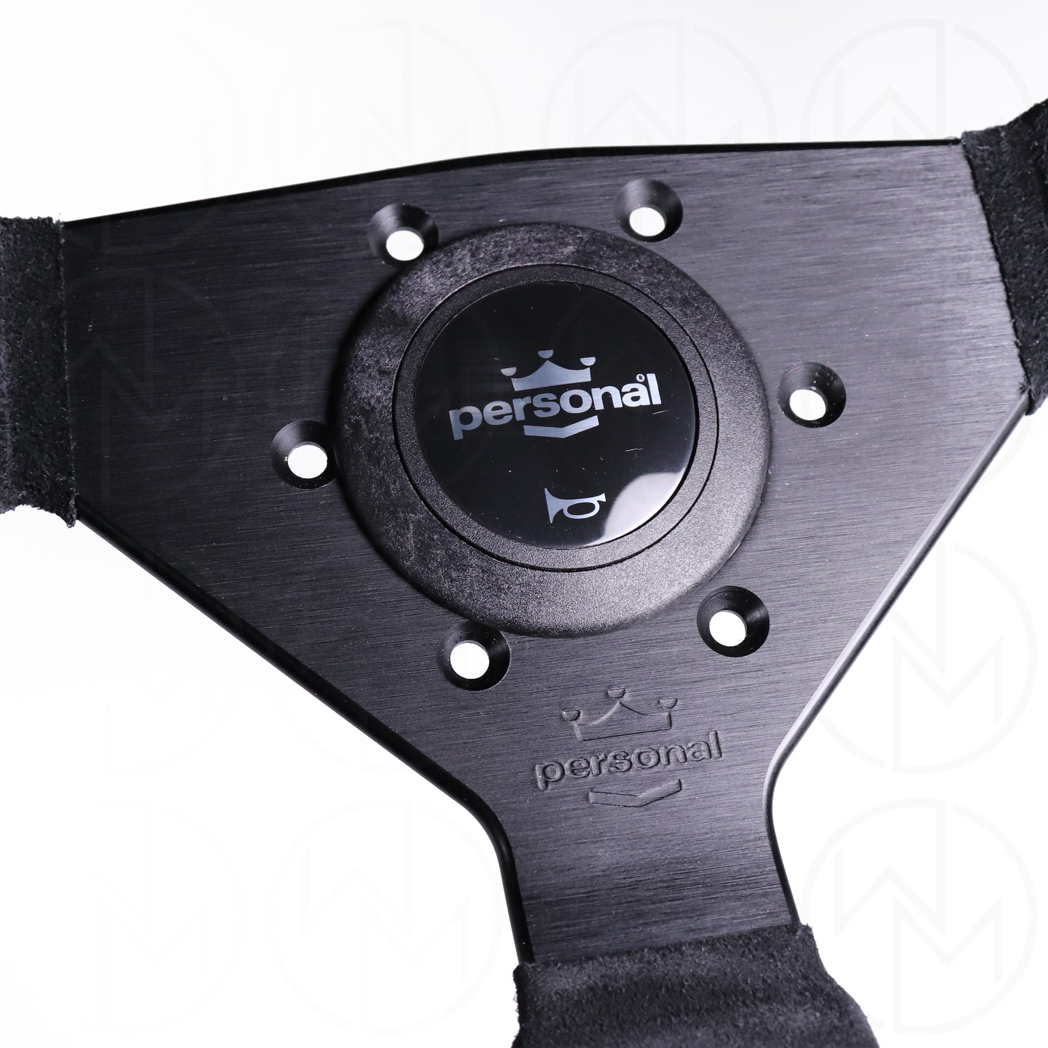 Personal Grinta Steering Wheel - 350mm Suede w/Black Stitch