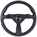 Personal Grinta Steering Wheel - 350mm Leather w/Blue Stitch