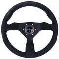 Personal Grinta Steering Wheel - 330mm Suede w/Blue Stitch