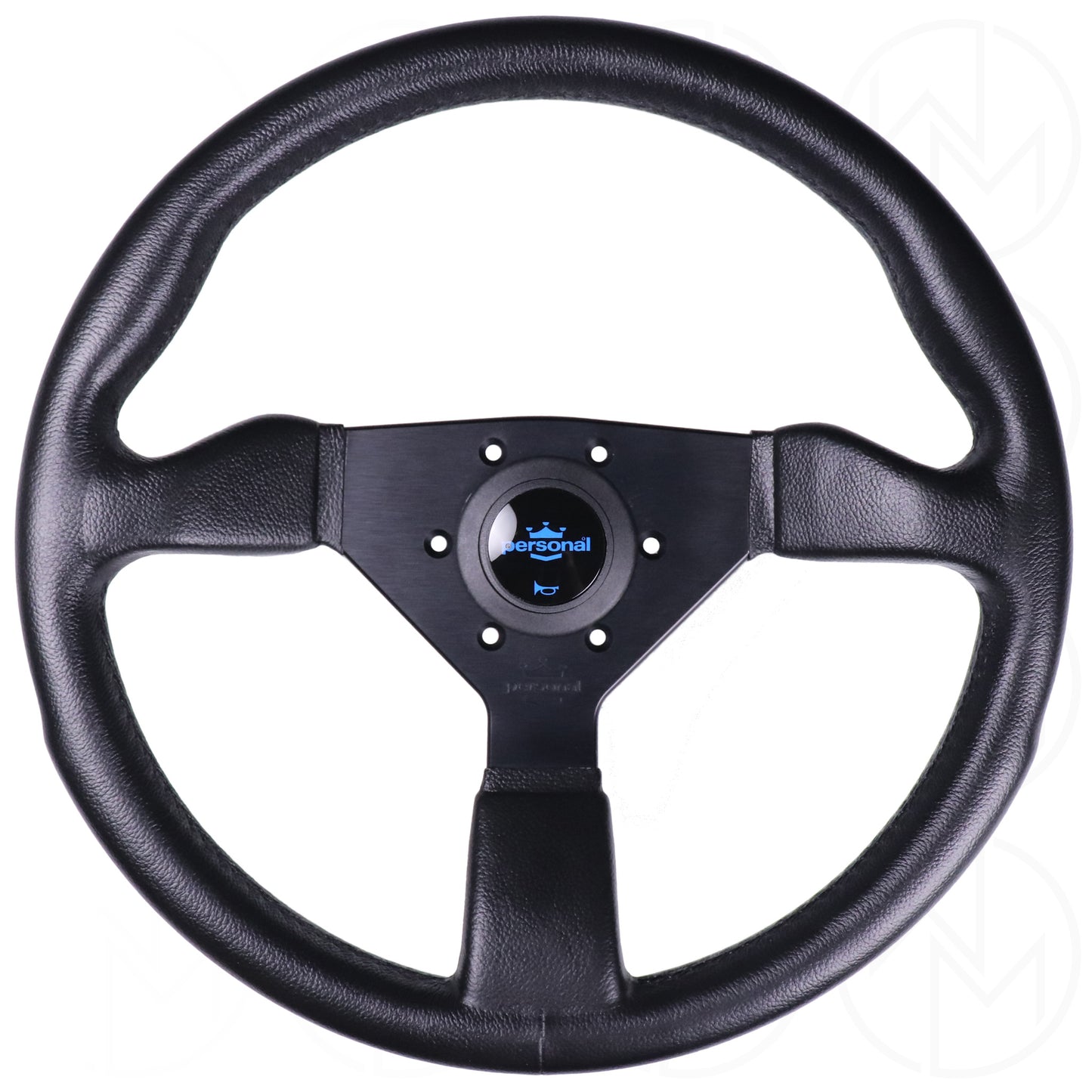 Personal Grinta P/U Steering Wheel - 350mm Polyurethane w/Blue Horn Button